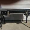 French desk Baroque louis XV style 3 drawers hand made antiqued , distressed - Image 3