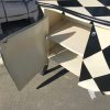 Louis XV black and antique cream harlequin (diamond pattern ) commode buffet hand made - Image 3