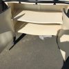 Louis XV black and antique cream harlequin (diamond pattern ) commode buffet hand made - Image 2