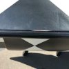 Louis XV black and antique cream harlequin (diamond pattern ) commode buffet hand made - Image 8