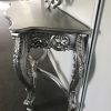 Louis XV Console table hand carved and hand finished in silver leaf antiqued distressed - Image 4
