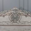 Shabby Chic King size bed in cream -distressed -antique finish - Image 4