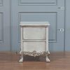 Shabby Chic King size bed in cream -distressed -antique finish - Image 5