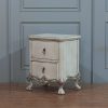 Shabby Chic King size bed in cream -distressed -antique finish - Image 7